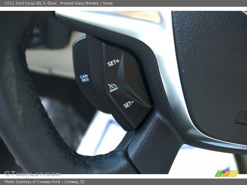Frosted Glass Metallic / Stone 2012 Ford Focus SEL 5-Door