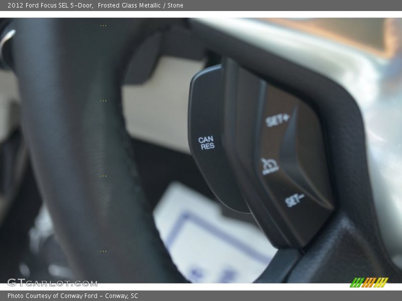 Frosted Glass Metallic / Stone 2012 Ford Focus SEL 5-Door
