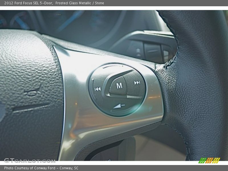 Frosted Glass Metallic / Stone 2012 Ford Focus SEL 5-Door