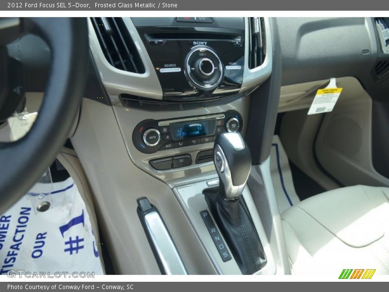 Frosted Glass Metallic / Stone 2012 Ford Focus SEL 5-Door