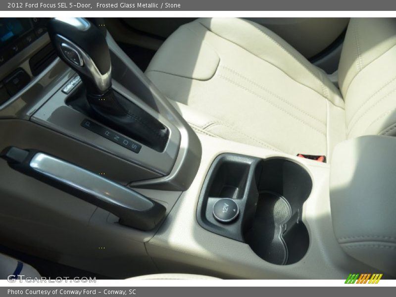 Frosted Glass Metallic / Stone 2012 Ford Focus SEL 5-Door