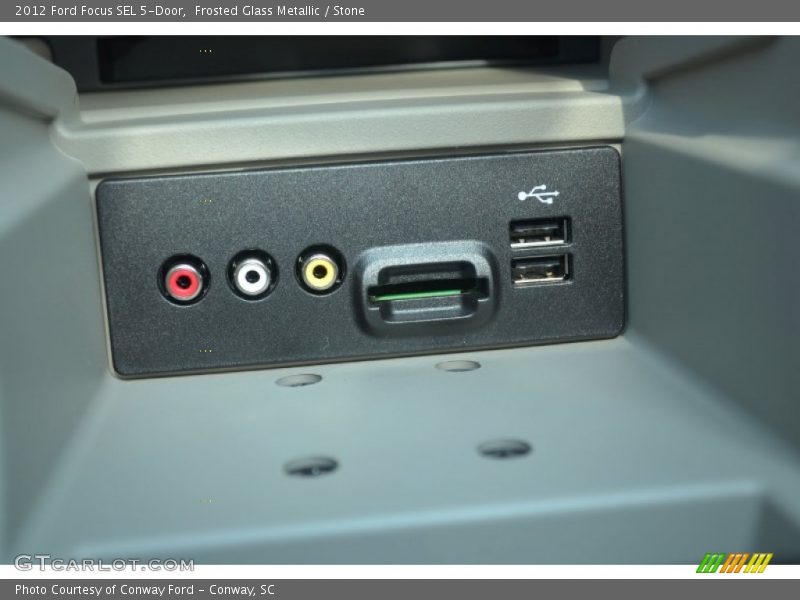 Frosted Glass Metallic / Stone 2012 Ford Focus SEL 5-Door