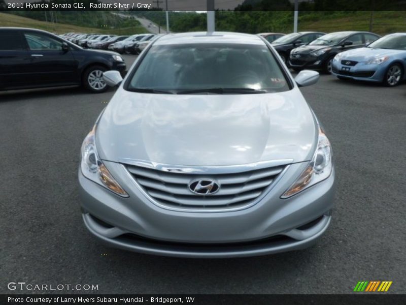 Radiant Silver / Gray 2011 Hyundai Sonata GLS