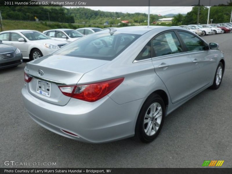 Radiant Silver / Gray 2011 Hyundai Sonata GLS