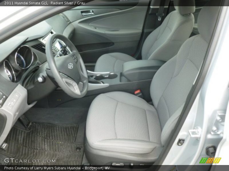 Radiant Silver / Gray 2011 Hyundai Sonata GLS