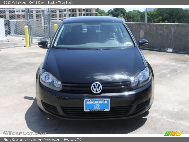 Black / Titan Black 2013 Volkswagen Golf 2 Door