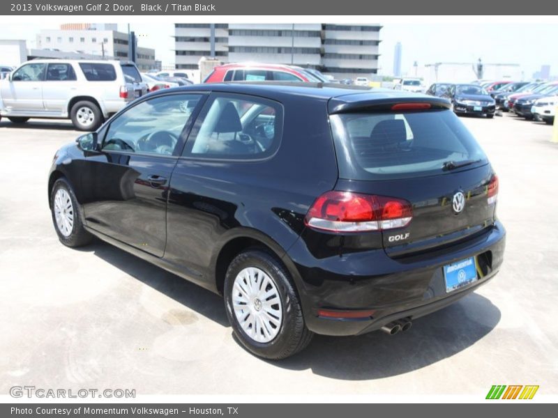 Black / Titan Black 2013 Volkswagen Golf 2 Door