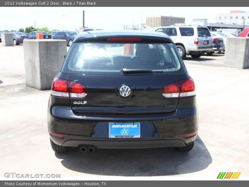 Black / Titan Black 2013 Volkswagen Golf 2 Door