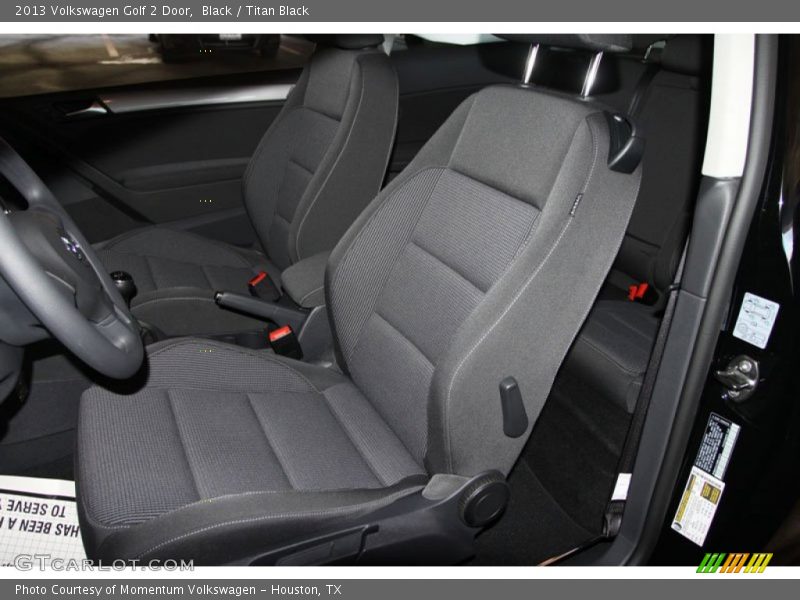  2013 Golf 2 Door Titan Black Interior