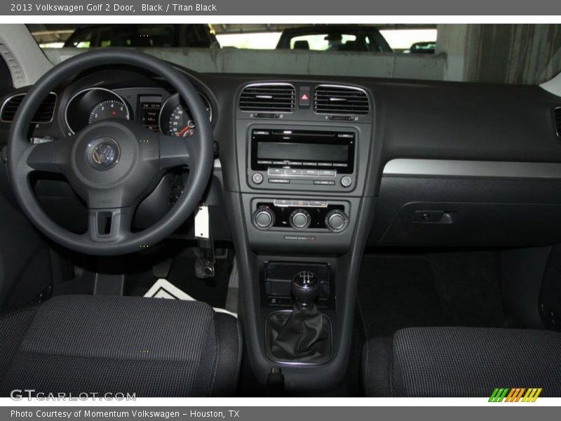 Black / Titan Black 2013 Volkswagen Golf 2 Door