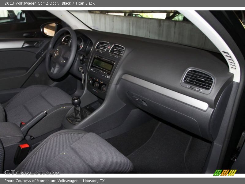 Dashboard of 2013 Golf 2 Door