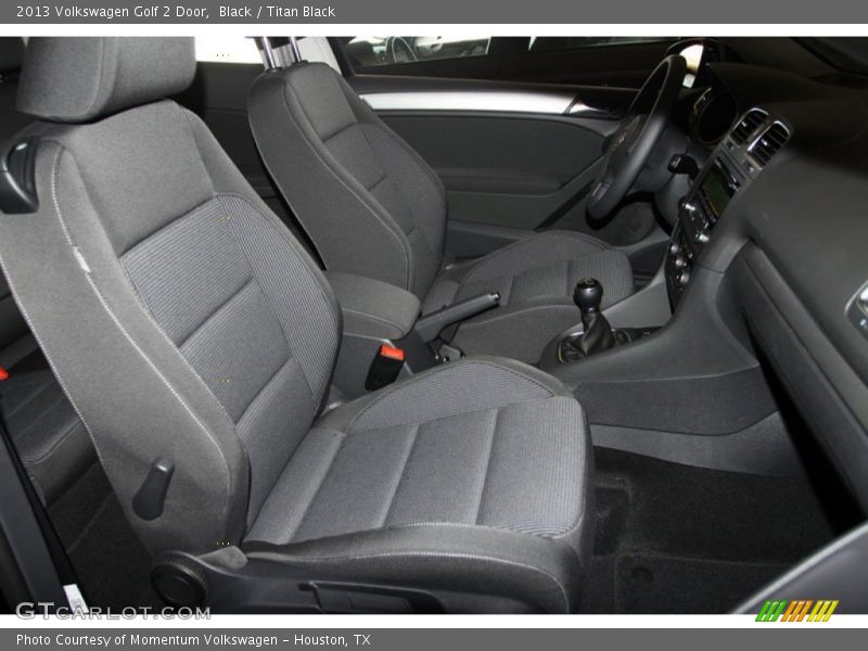  2013 Golf 2 Door Titan Black Interior