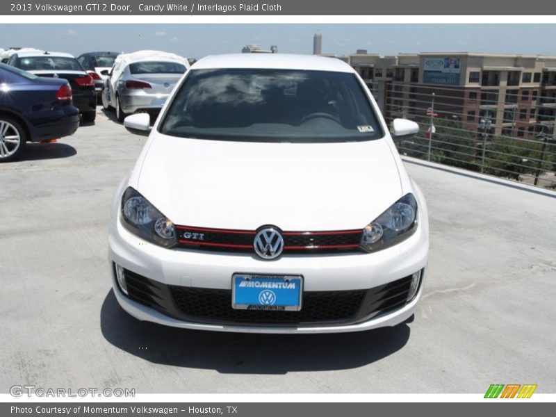 Candy White / Interlagos Plaid Cloth 2013 Volkswagen GTI 2 Door