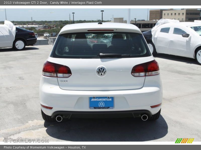 Candy White / Interlagos Plaid Cloth 2013 Volkswagen GTI 2 Door