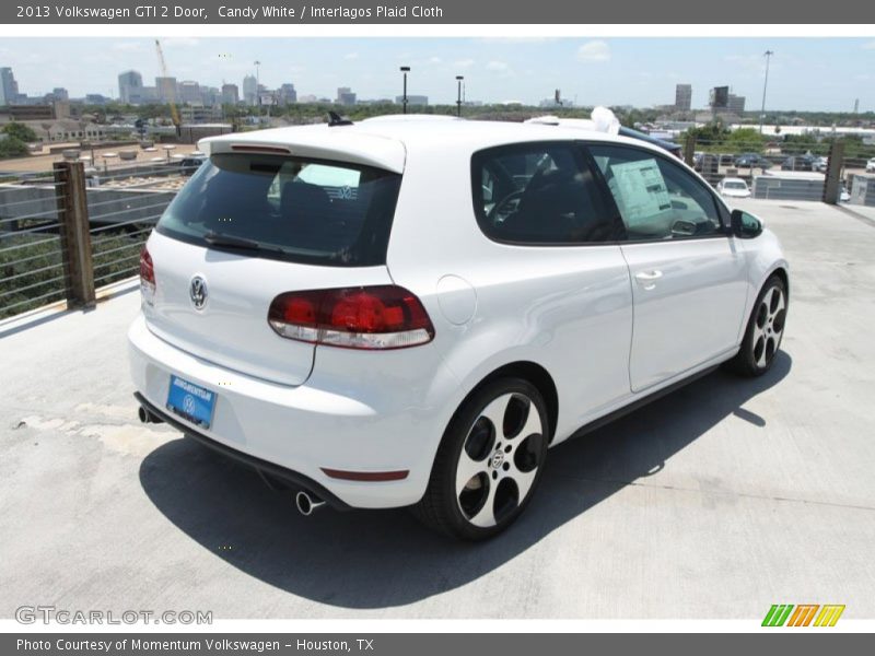 Candy White / Interlagos Plaid Cloth 2013 Volkswagen GTI 2 Door