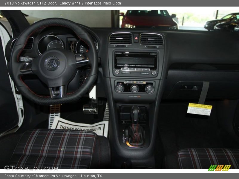 Candy White / Interlagos Plaid Cloth 2013 Volkswagen GTI 2 Door