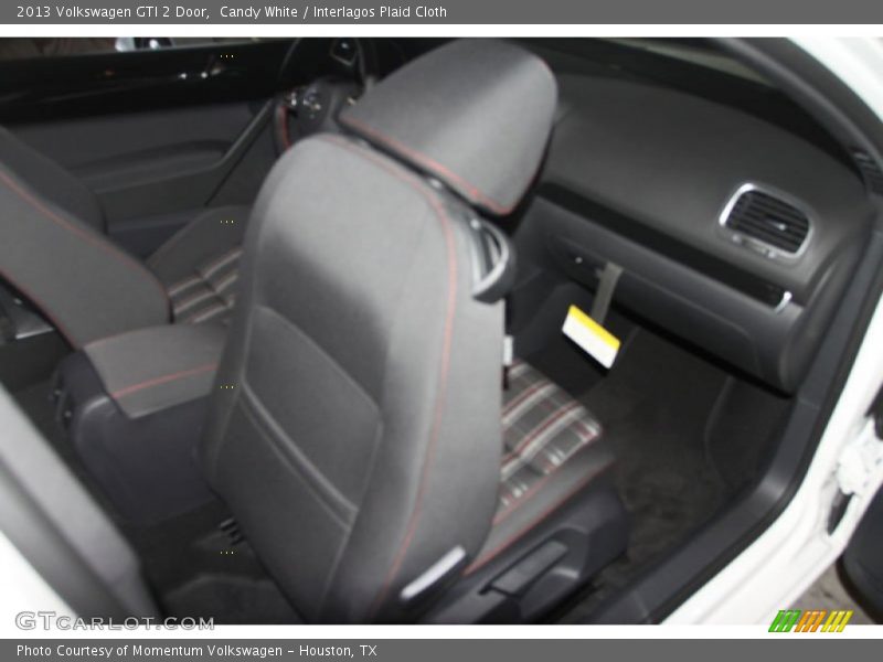 Candy White / Interlagos Plaid Cloth 2013 Volkswagen GTI 2 Door