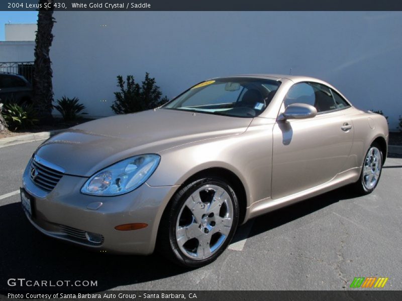 White Gold Crystal / Saddle 2004 Lexus SC 430