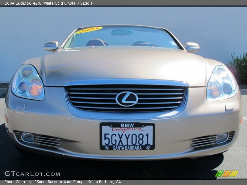 White Gold Crystal / Saddle 2004 Lexus SC 430