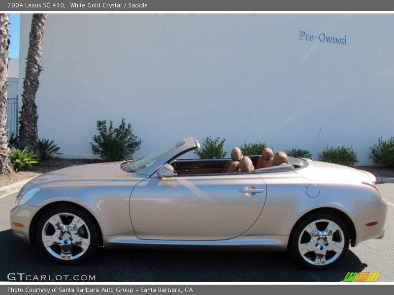 White Gold Crystal / Saddle 2004 Lexus SC 430