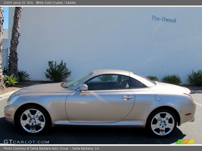 White Gold Crystal / Saddle 2004 Lexus SC 430