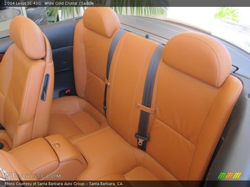 White Gold Crystal / Saddle 2004 Lexus SC 430
