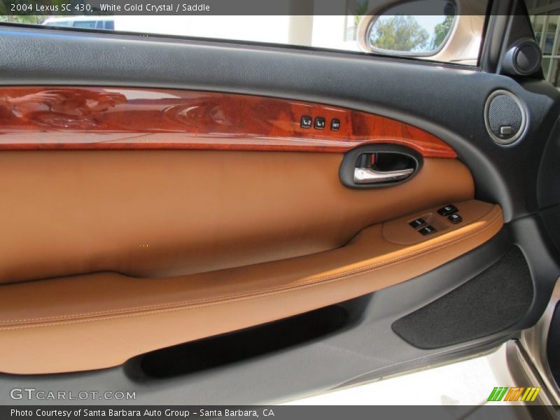 White Gold Crystal / Saddle 2004 Lexus SC 430