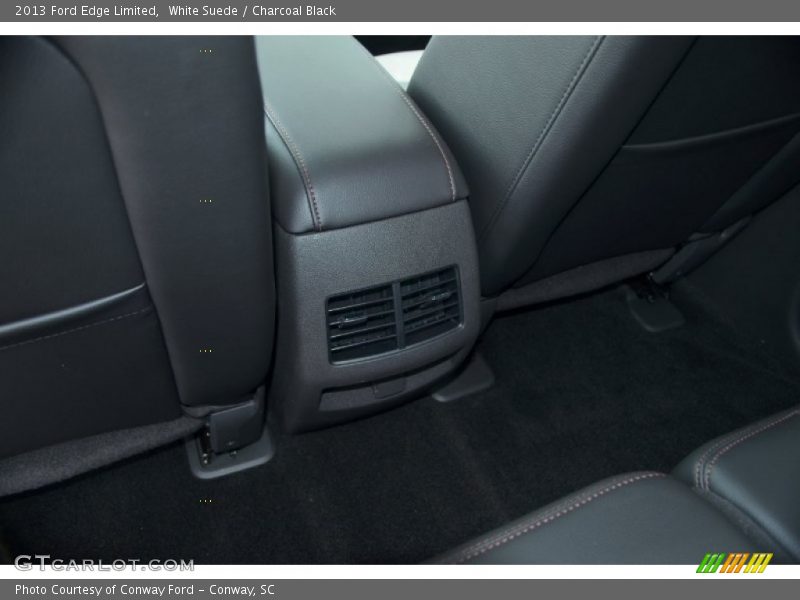 White Suede / Charcoal Black 2013 Ford Edge Limited