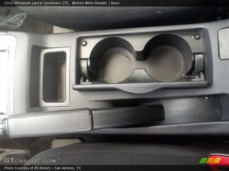 Wicked White Metallic / Black 2010 Mitsubishi Lancer Sportback GTS