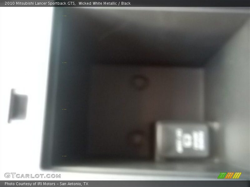 Wicked White Metallic / Black 2010 Mitsubishi Lancer Sportback GTS