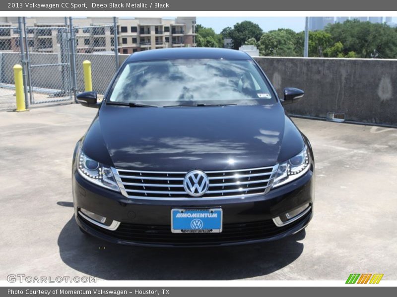 Deep Black Metallic / Black 2013 Volkswagen CC Sport