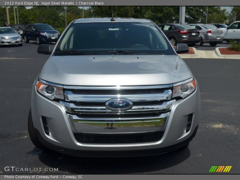 Ingot Silver Metallic / Charcoal Black 2013 Ford Edge SE