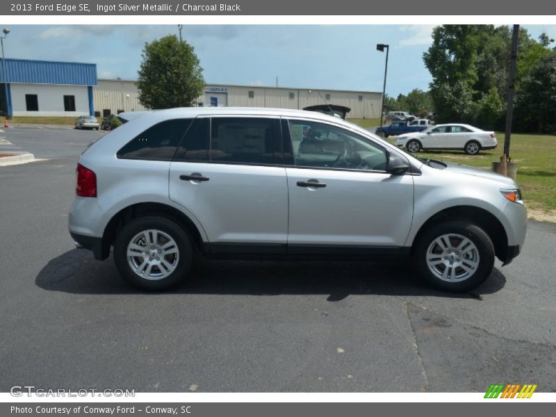 Ingot Silver Metallic / Charcoal Black 2013 Ford Edge SE