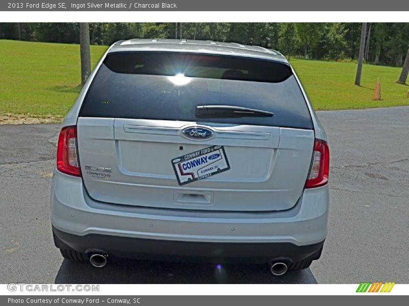 Ingot Silver Metallic / Charcoal Black 2013 Ford Edge SE