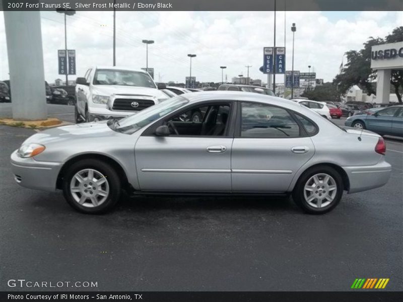 Silver Frost Metallic / Ebony Black 2007 Ford Taurus SE
