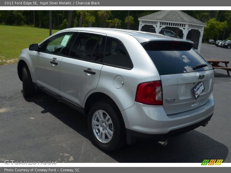Ingot Silver Metallic / Charcoal Black 2013 Ford Edge SE