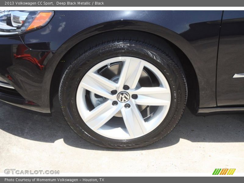 Deep Black Metallic / Black 2013 Volkswagen CC Sport