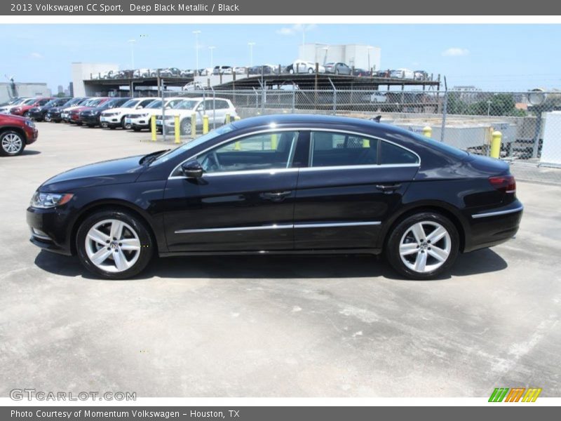 Deep Black Metallic / Black 2013 Volkswagen CC Sport