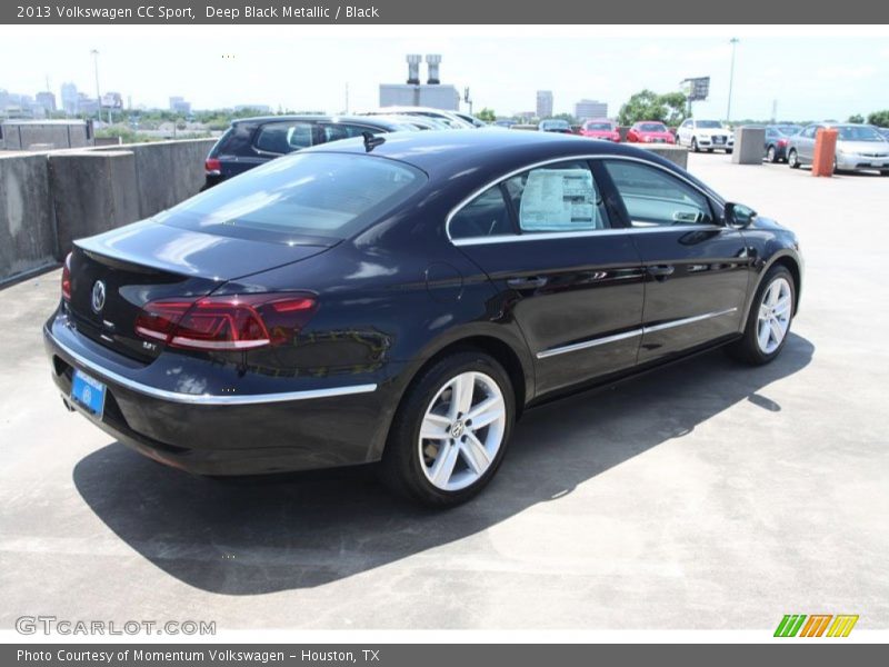 Deep Black Metallic / Black 2013 Volkswagen CC Sport