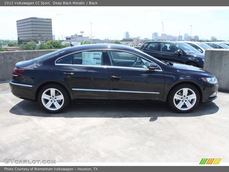 Deep Black Metallic / Black 2013 Volkswagen CC Sport
