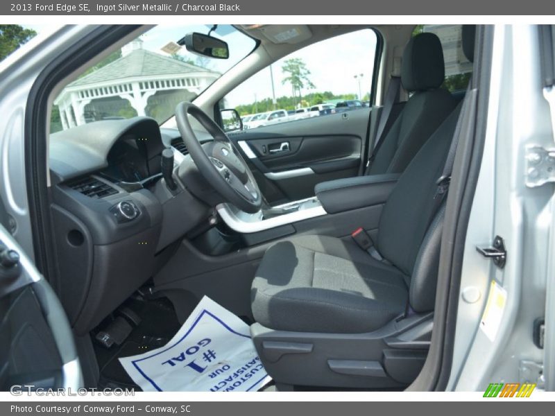 Ingot Silver Metallic / Charcoal Black 2013 Ford Edge SE