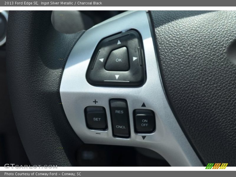 Ingot Silver Metallic / Charcoal Black 2013 Ford Edge SE