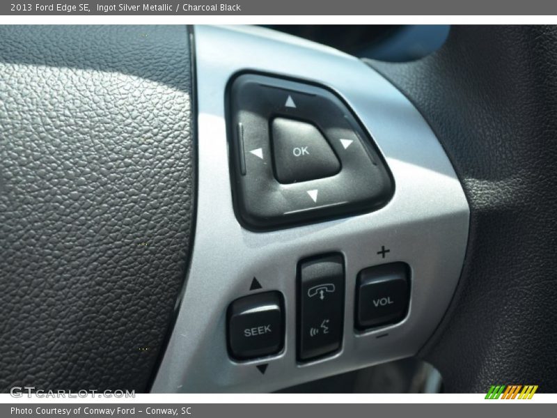 Ingot Silver Metallic / Charcoal Black 2013 Ford Edge SE