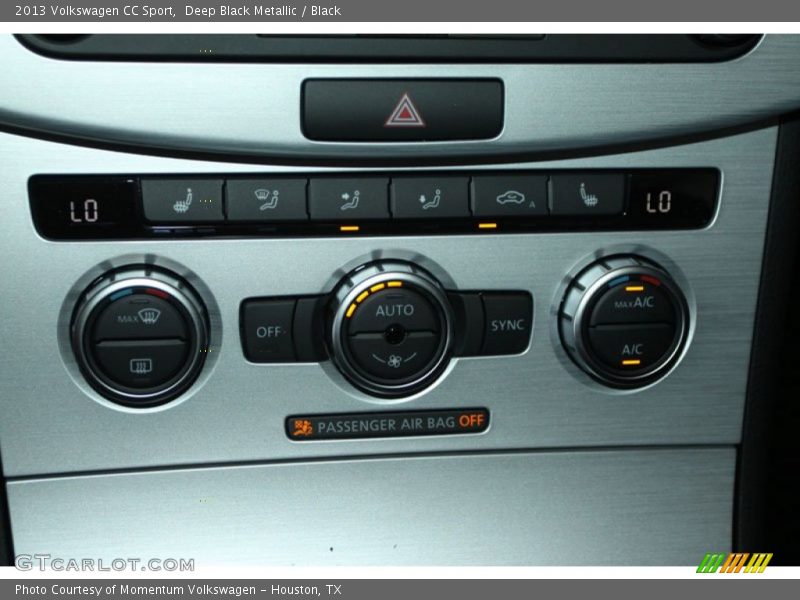 Deep Black Metallic / Black 2013 Volkswagen CC Sport