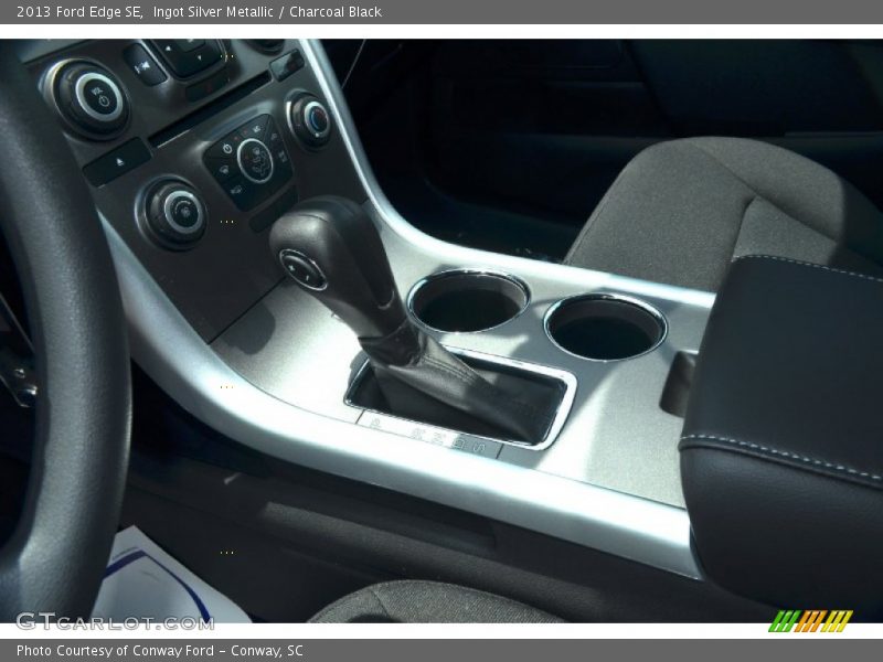 Ingot Silver Metallic / Charcoal Black 2013 Ford Edge SE