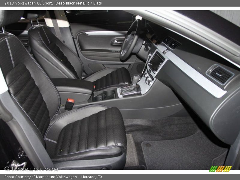 Deep Black Metallic / Black 2013 Volkswagen CC Sport