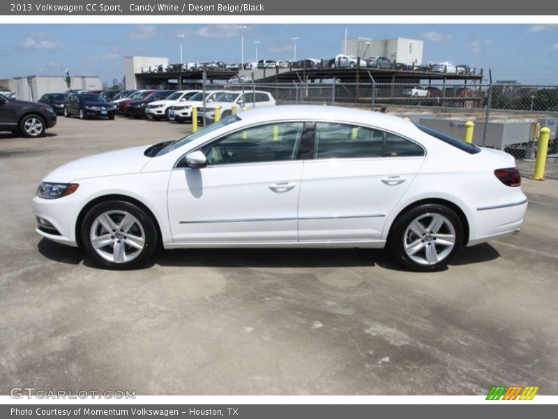 Candy White / Desert Beige/Black 2013 Volkswagen CC Sport