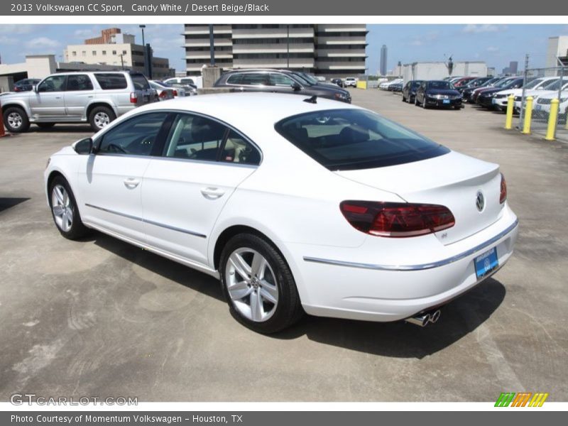 Candy White / Desert Beige/Black 2013 Volkswagen CC Sport