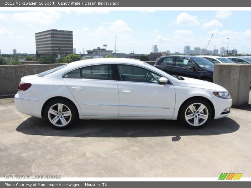 Candy White / Desert Beige/Black 2013 Volkswagen CC Sport