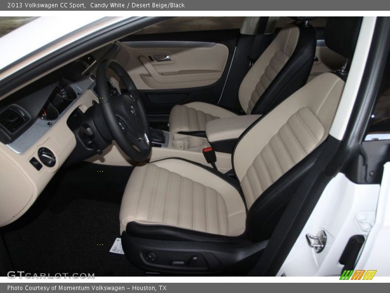 Candy White / Desert Beige/Black 2013 Volkswagen CC Sport